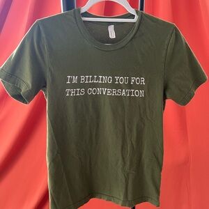 Women’s Olive Green Graphic Tee